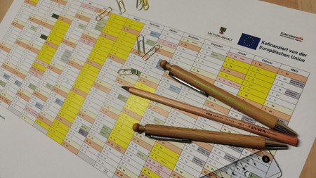 Kalender mit LEADER/CLLD-Terminen